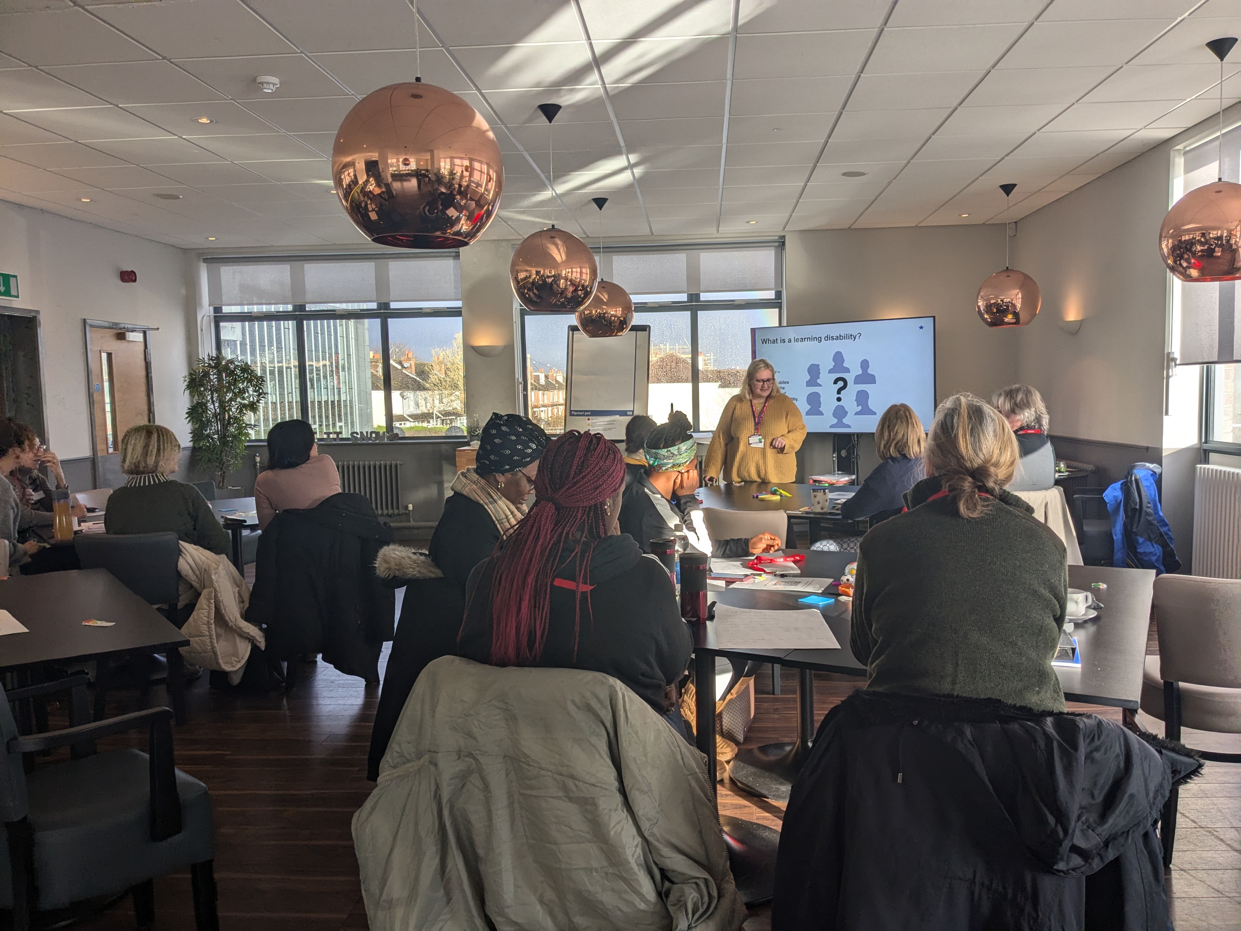 A photo of Oliver McGowan training taking place in Hampshire.