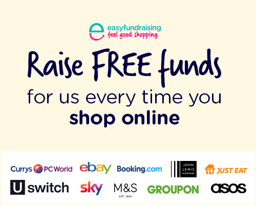 Raise Free Funds for us every time you shop online - Currys, PC World, eBay. Booking.com, Just Eat, John Lewis, USwithc, Sky, M&S, Groupon, ASOS